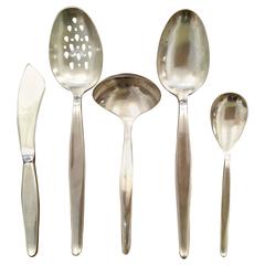"Contour" by Towle, Mid-Century Sterling Silver Serving Set
