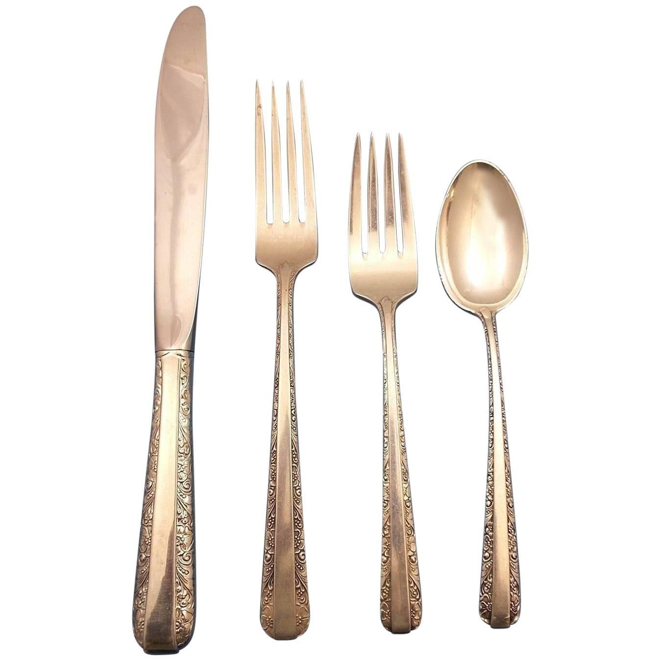 Candlelight by Towle Service de couverts pour 6 en argent sterling 24 Pieces