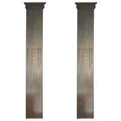 Pair of French XIX Hand-Carved Wooden Panels 2