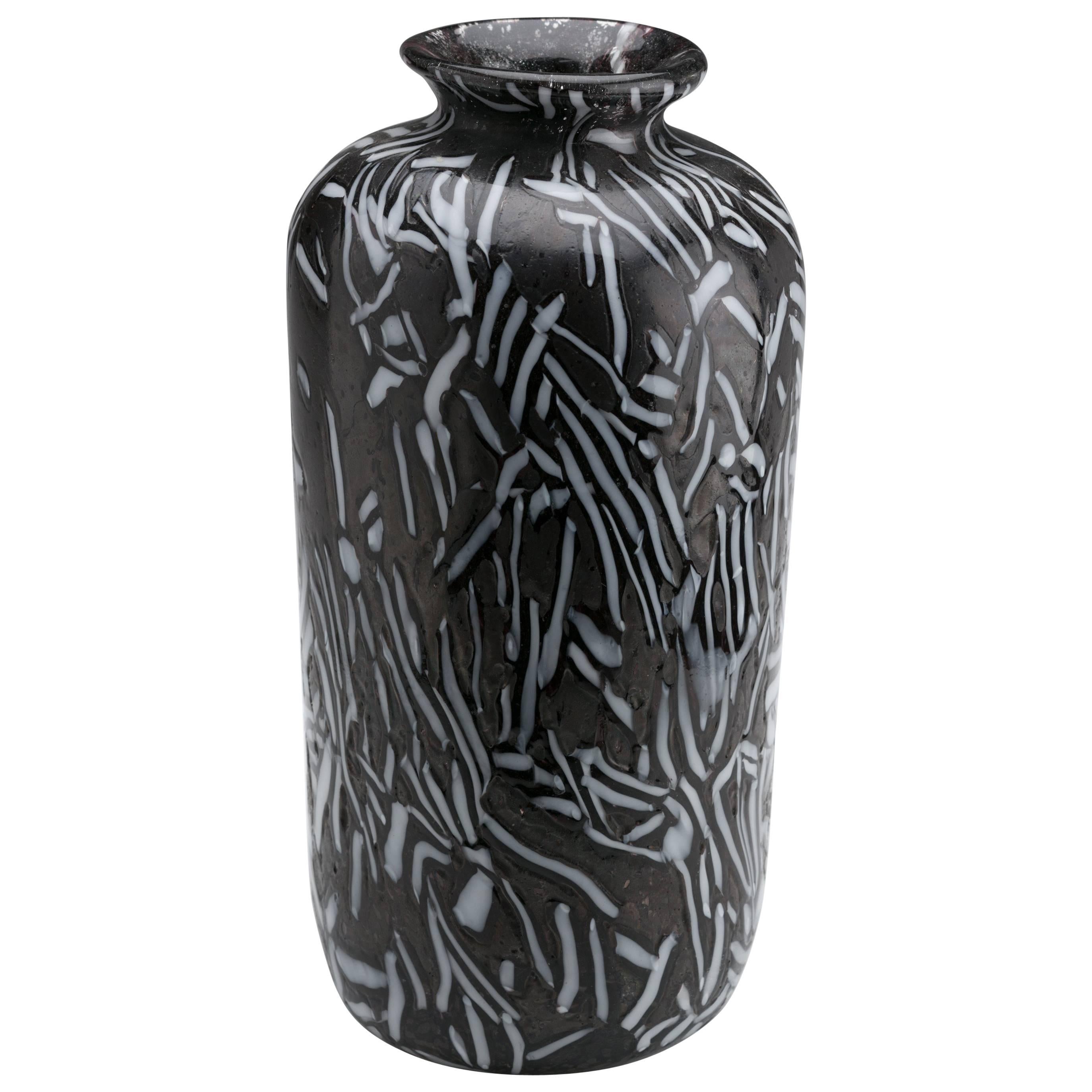 Nerox Vase by Fratelli Toso, Designed by Ermanno Toso in the Late 1950s For Sale