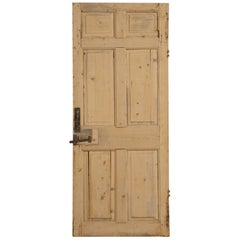 Used Irish Scrubbed Pine Interior Door