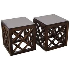Pair of Mid-Century Accent Tables 12