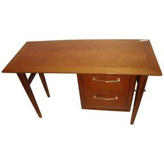 Mid-Century Danish Modern Knee Hole Desk 10