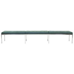 Florence Knoll Long Upholstered Bench