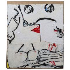 Knox Martin, Woman Amused III, USA, 2001 5