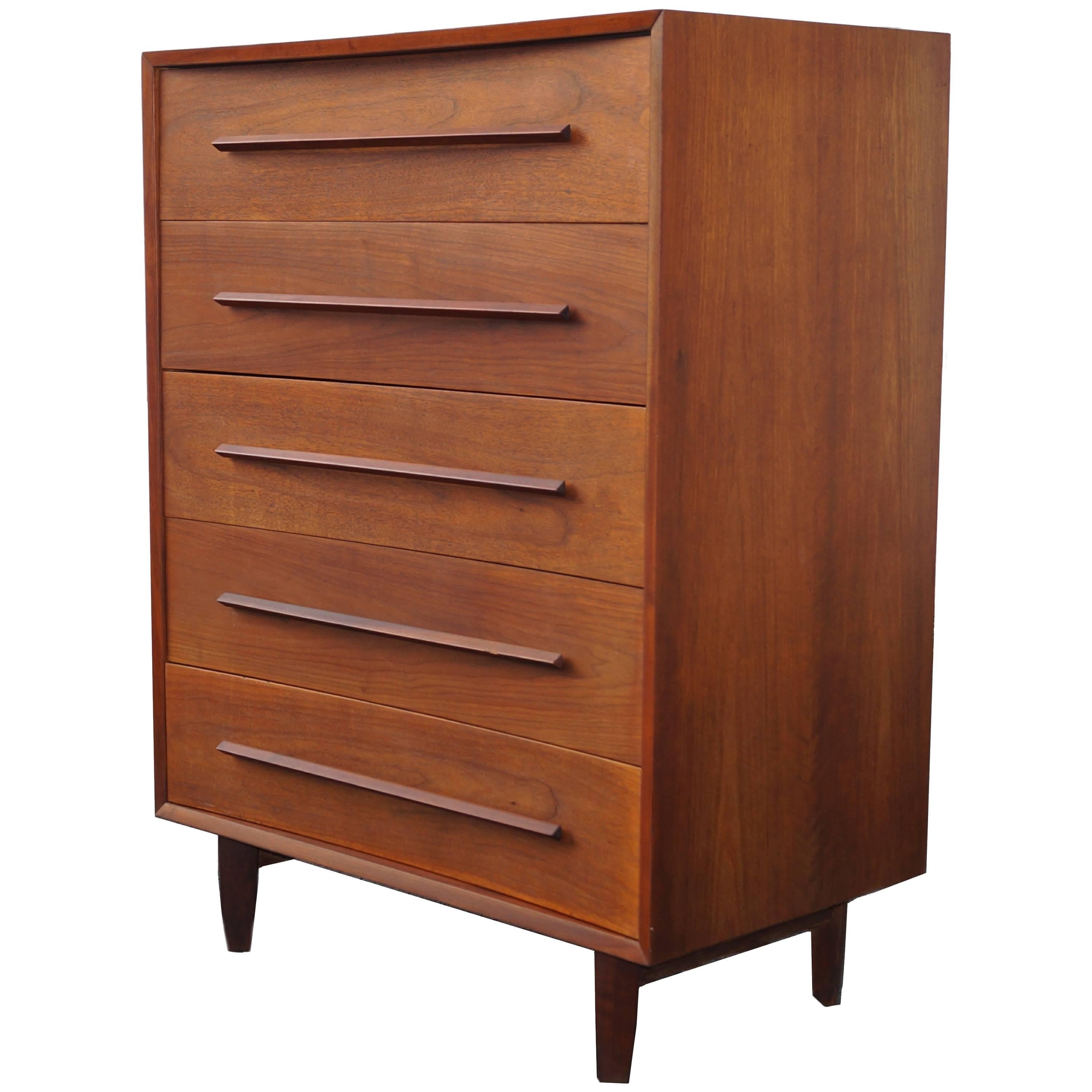 Widdicomb Sculpted Highboy Chest of Drawers Dresser Manner of George Nakashima