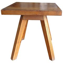 French XIX Occasional Wood Table Antique French XIX Occasional Wood Table