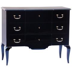 1940s, Lacquered Commode by Maison Carlhian