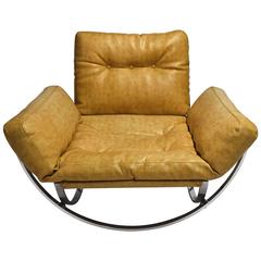 Italian Lounge Chair circa 1970, Leonart Bender for Charlton Co.
