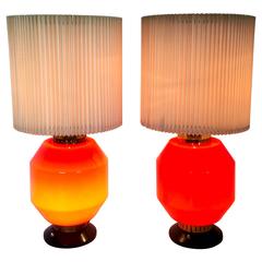 Pair of Table Lamps by Stilnovo, 1950s
