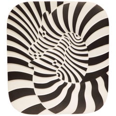 Victor Vasarely Op Art Plaque for Rosenthal