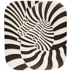 Victor Vasarely Op Art Plaque for Rosenthal 12