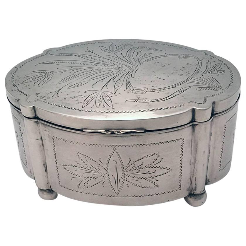 Polish Silver Etrog Box