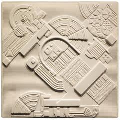 Eduardo Paolozzi Plaque for Rosenthal 12