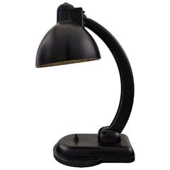 Industrial Table Lamp in Bakelite, Germany 1930-1940s, Bauhaus