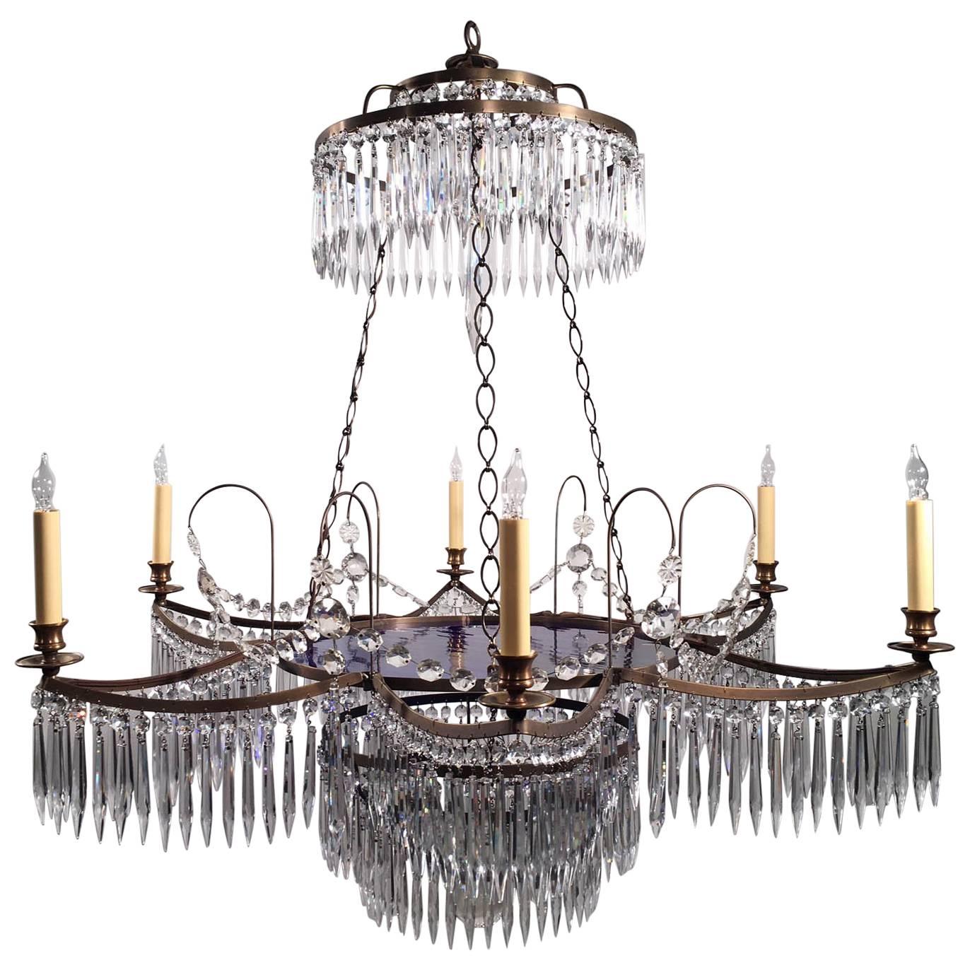 Neoclassical Style Chandelier, in the Baltic