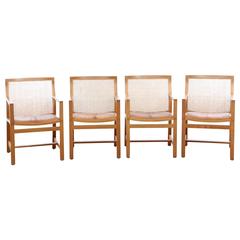 Mid-Century Modern Set of Four Armchairs by Thygesen & Sorensen
