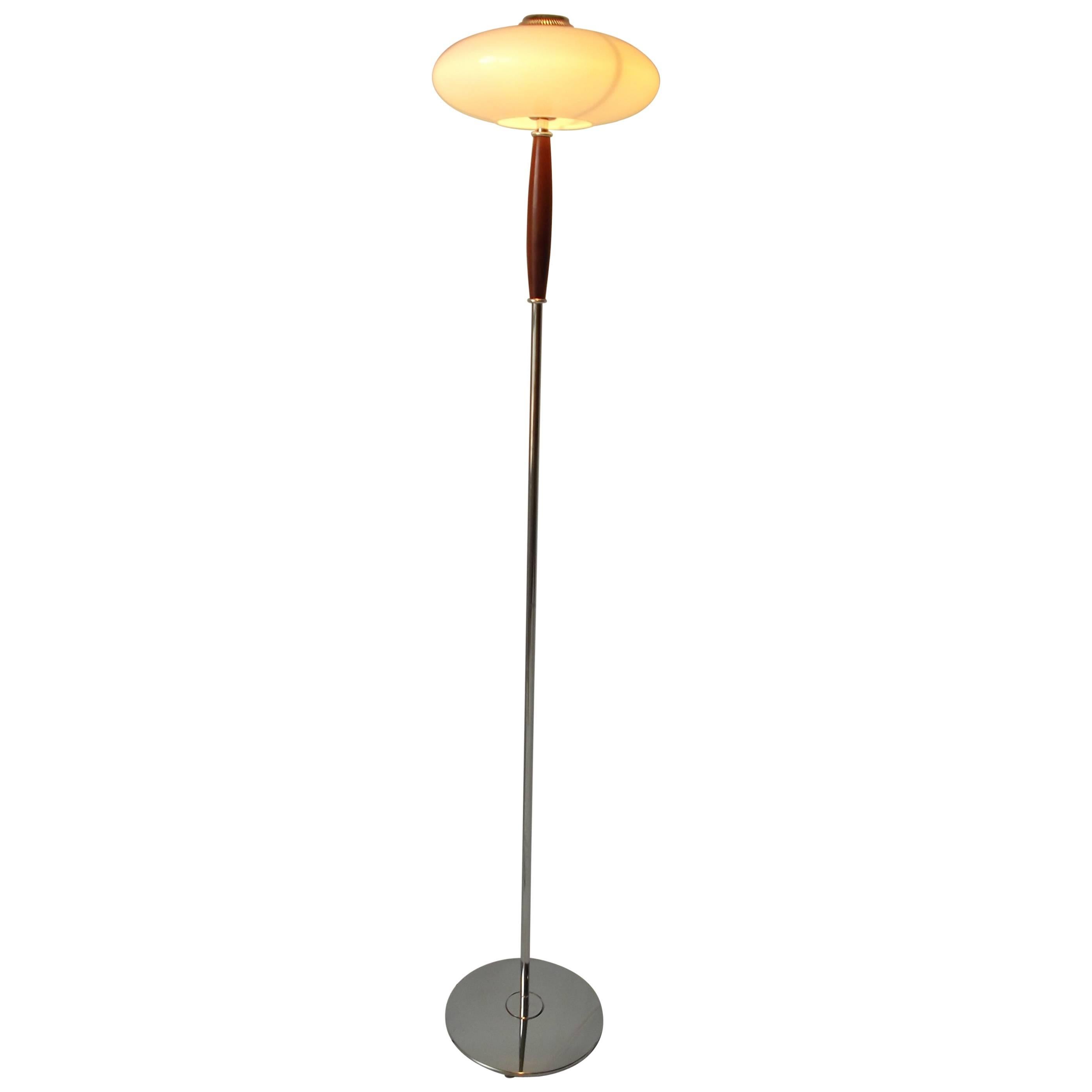 Signed Artemide Iole Mushroom Shade Floor Lamp