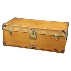 1910s Louis Vuitton Natural Leather Cabin Trunk