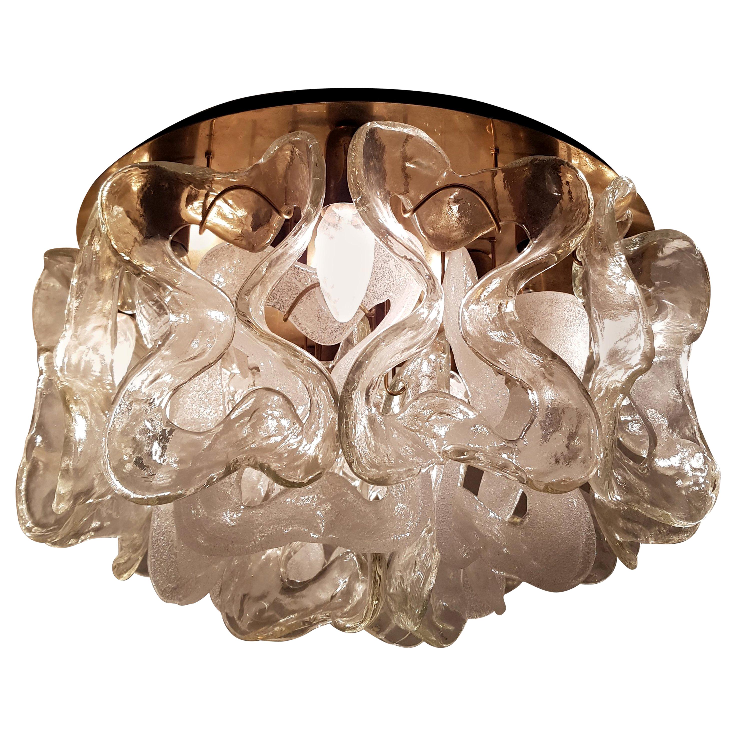 Two Large Celling Chandeliers Austria, 1960-1970, Hollywood Regency For Sale