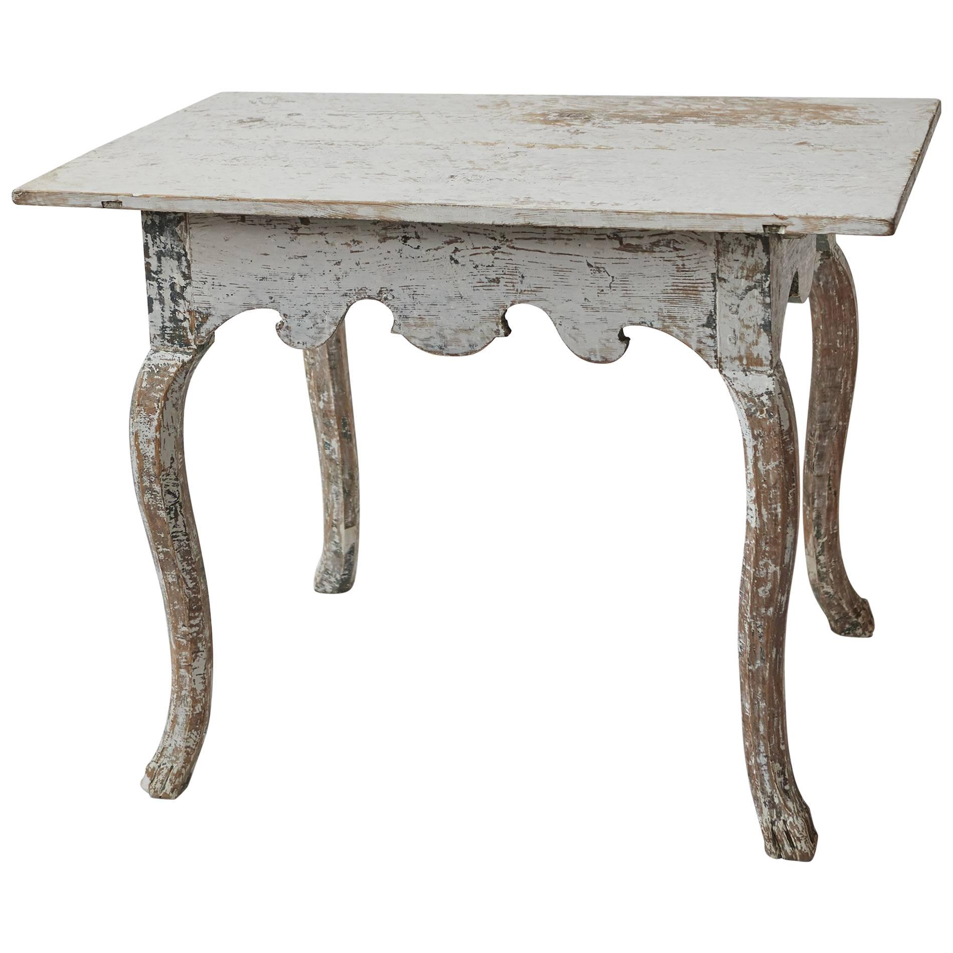 Swedish Table, 18th Century For Sale