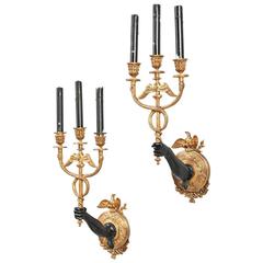 Pair of Period English Regency Neoclassical Sconces 6