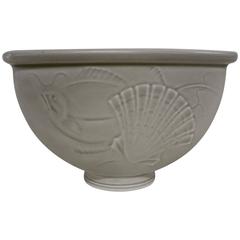 Aluminia Royal Copenhagen Oblong Vase or Bowl