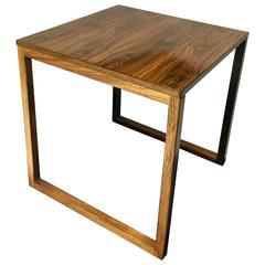 Danish Modern Rosewood Small End Cocktail Table