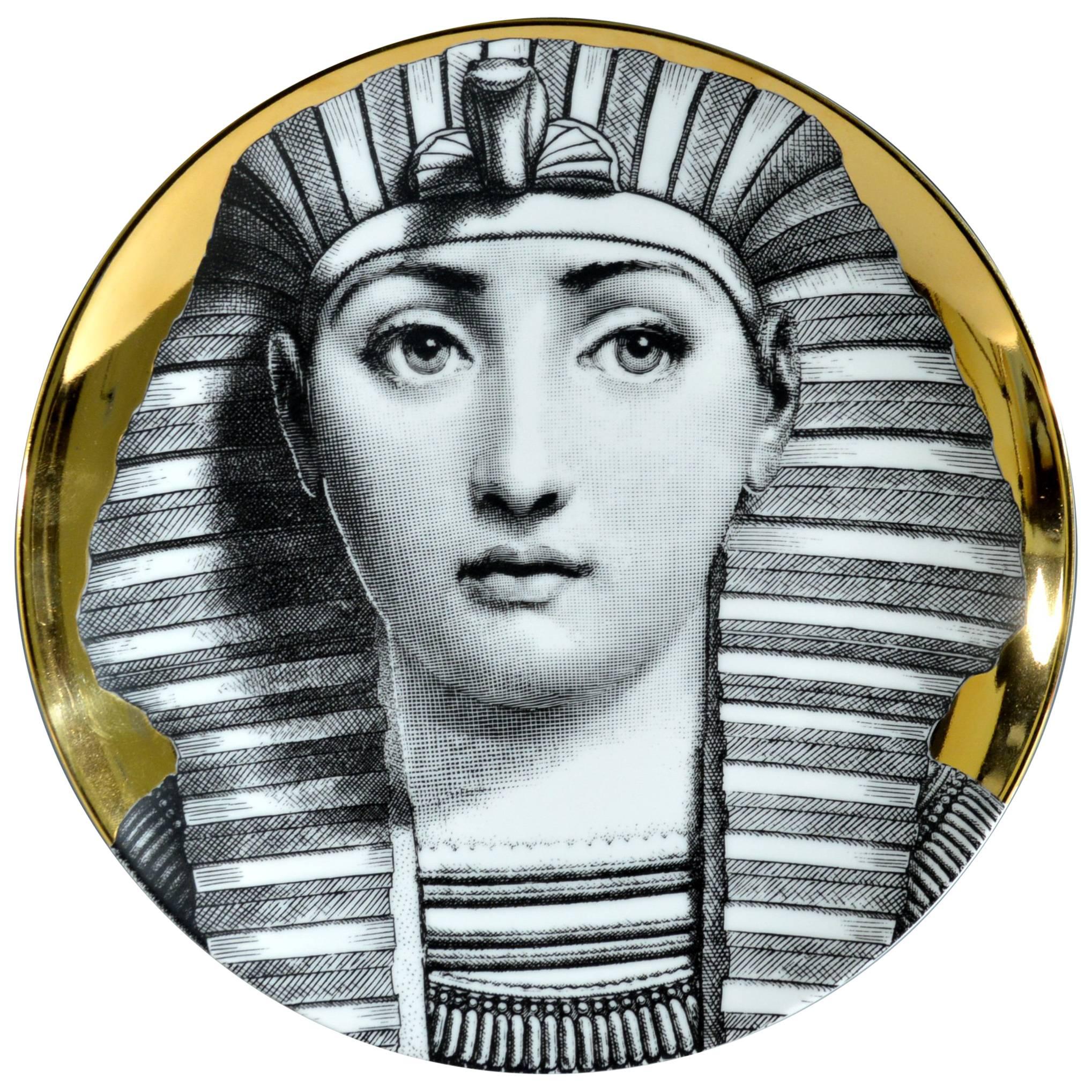 Atelier Fornasetti Gold Tema E Variazioni Plate, Number 221