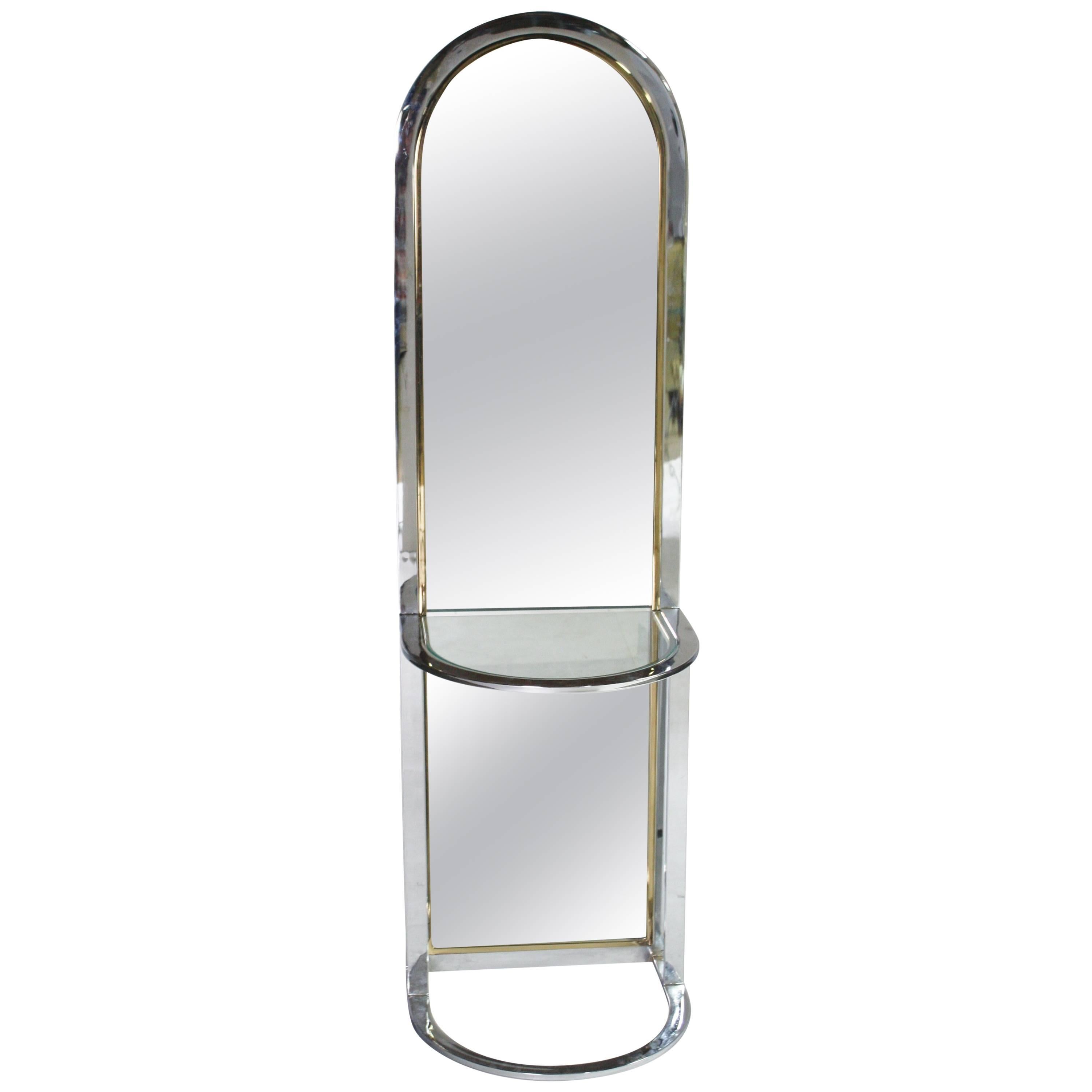 Pace Collection Entryway Free Standing Racetrack Mirror