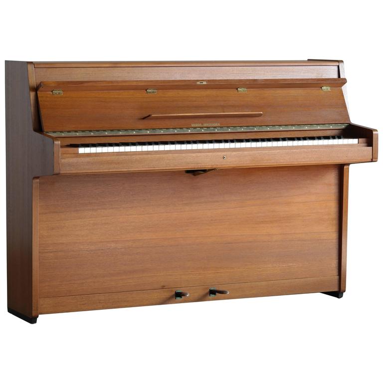 Danish Mid-Century Upright Piano in Teak by Brødrene Jørgensen at 1stDibs |  brodr jorgensen piano, teak piano, mid century piano