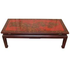 Chinese Lacquered Cocktail Table