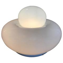 Large Gramigna for Artemide "Electra" 1968 Italian Glass Lamp 5