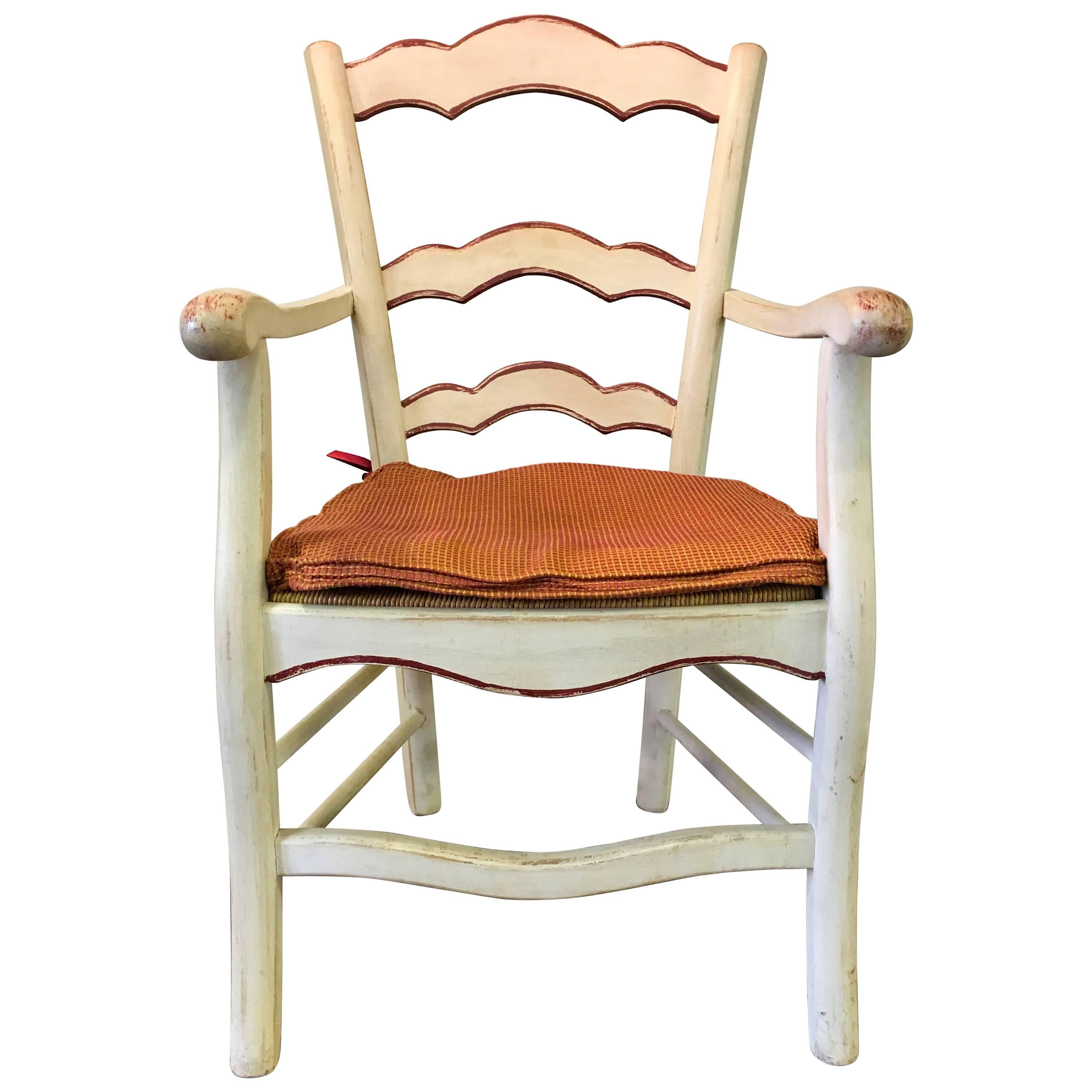 Chaise de salle à manger française d'antiquités du XIXe siècle