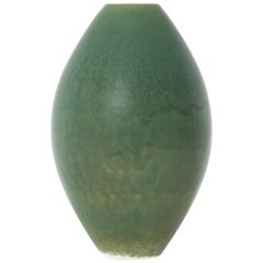 Large Green Egg Vase