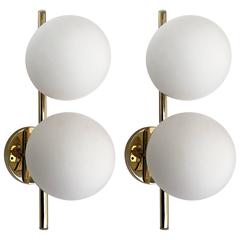 Pair of Italian Mid-Century 1950s Wall Lights