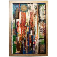 George Dergalis 1998 Mixed-Media on Acid Free Board Newly Framed 5