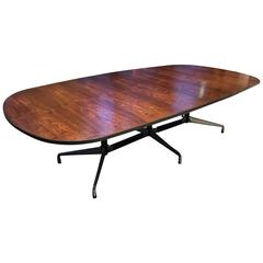 Vintage Spectacular Herman Miller Eames Brazilian Rosewood Dining or Conference Table