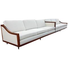 14 foot Mid-Century Modern Sofa Sectional, circa 1960s
