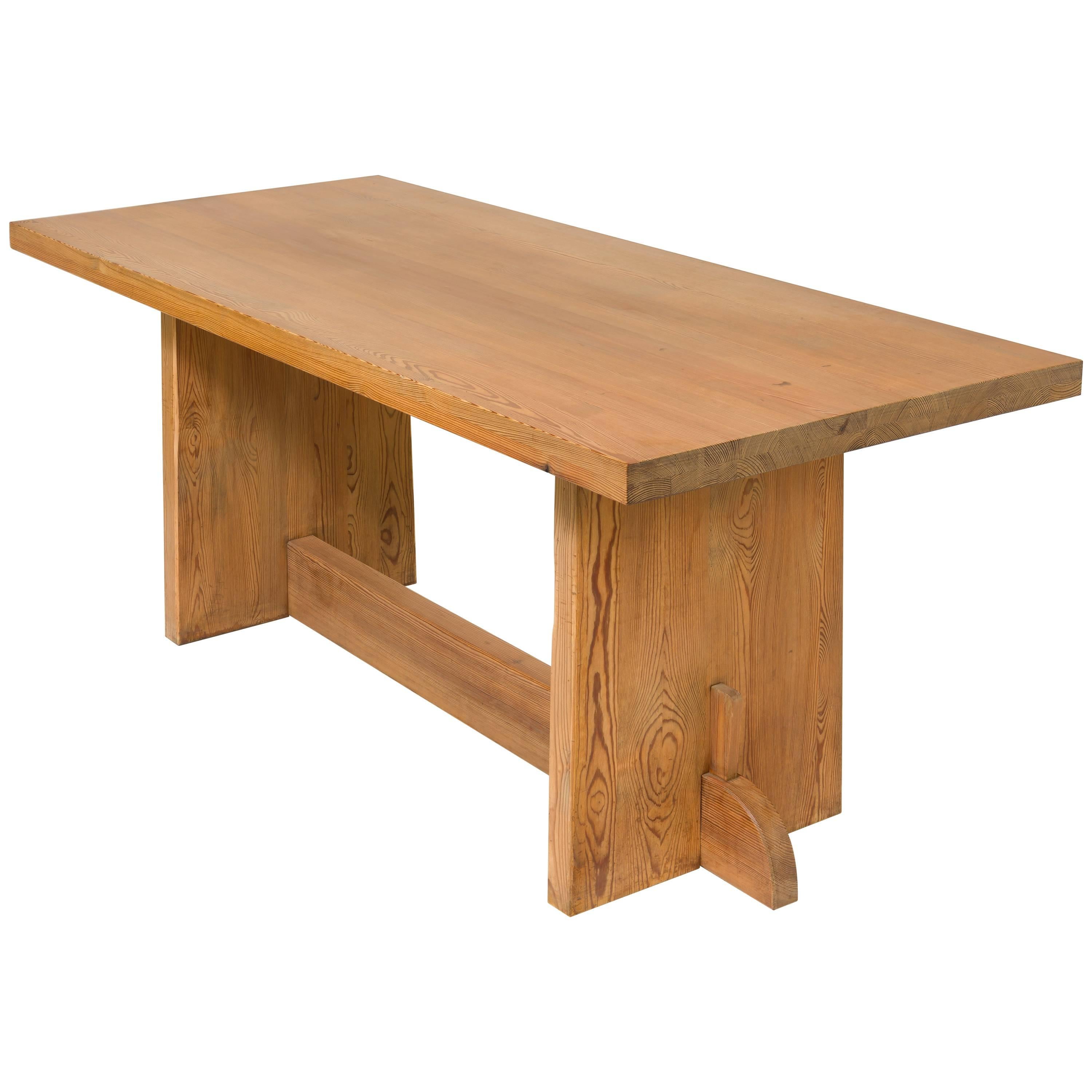 Original 'Lovö' Dining Table by Axel Einar Hjorth For Sale