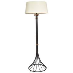 Floor Lamp by Gilbert Poillerat, circa 1940 6