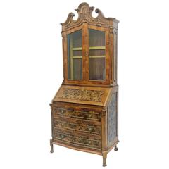 Late 18th Century English George III Mahogany Bureau Bookcase ‘Secretaire’ 11