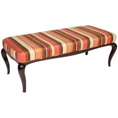 Art Moderne Style Bench made by Baker designed by Barbara Barry