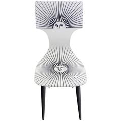 "Sole" Chair by Piero Fornasetti for Atelier Fornasetti, New Old Stock