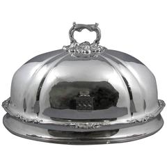 Huge Old Sheffield Plate Meat Dome, circa 1825