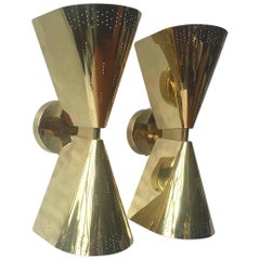 Pair of Wall Lights in Paavo Tynell Style