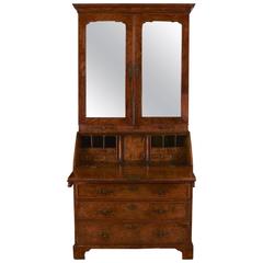 Fine George II Walnut Secretary Bookcase