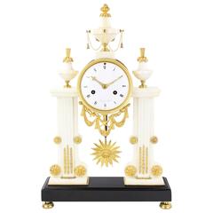 Rare and Decorative Early 19th Century Table Clock, France, circa 1810