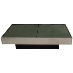 Expandable Italian 1970s Coffee Table by Willy Rizzo for Cidue 8