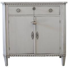 Vintage Early 20th Century Petite Swedish Style Painted Commode